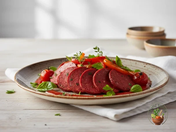 Lezzet Dolu Vegan Pepperoni Macerası